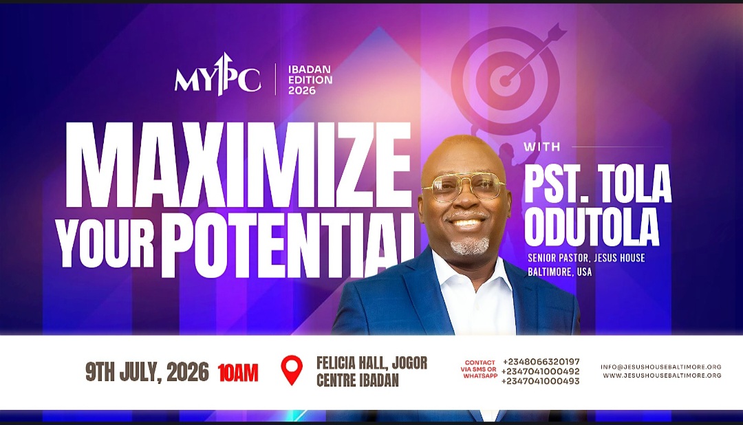 Maximize Your Potential With Pastor Tola Odutola | Ibadan Edition 2026